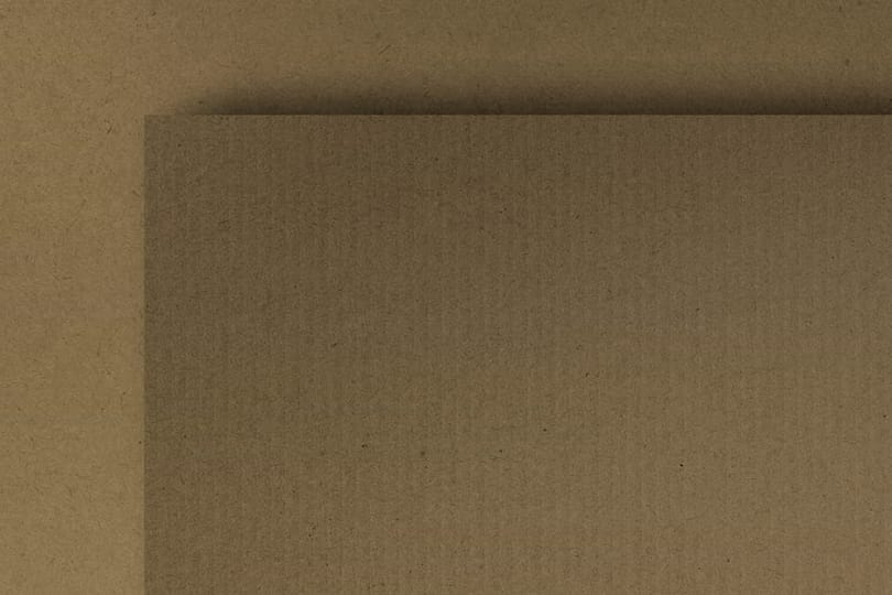 Image Scan Mockup Cardboard Surface