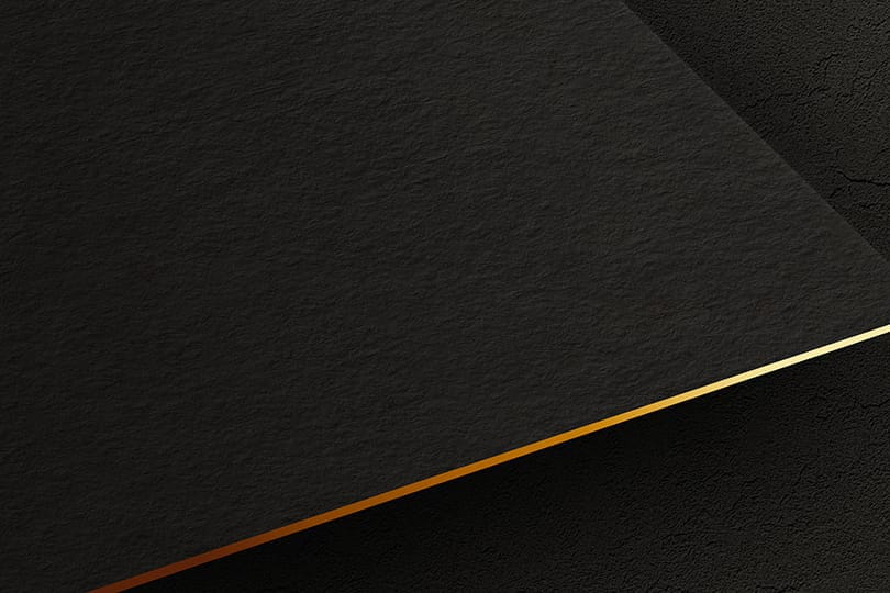 Image Scan Mockup Golden Black Paper Texture