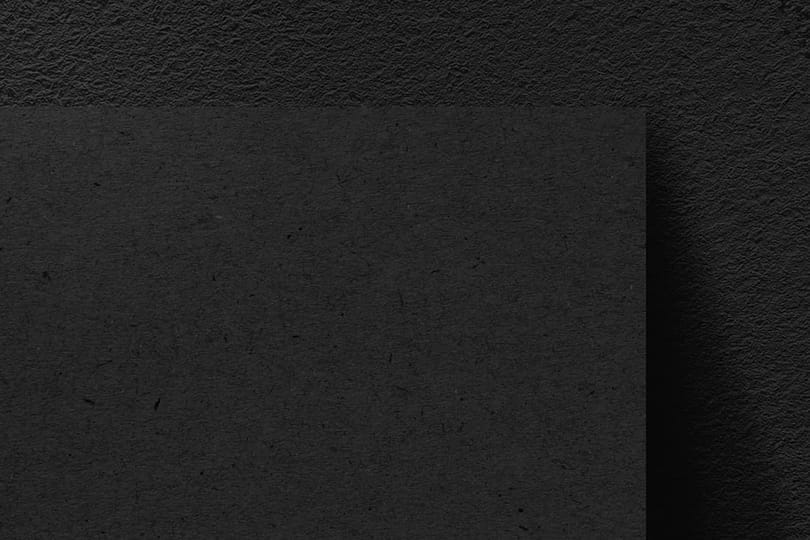 Image Scan Mockup Pure Black Backdrop