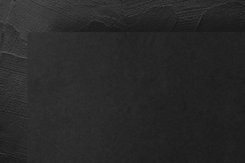 Image Scan Mockup Solid Black Texture