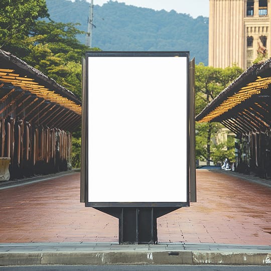 Image Street Billboard Display Mockup