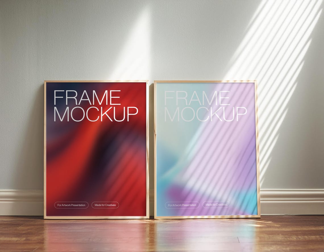 Photoshop Interior Frame Art Mockup