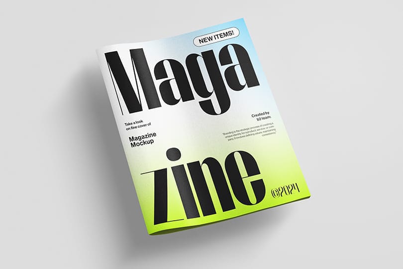 Photoshop Magazine Cover Mockup