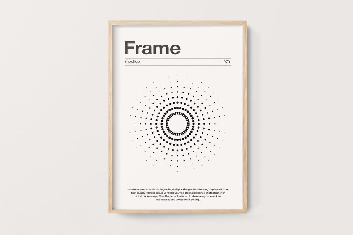 Photoshop Minimal Frame Mockup