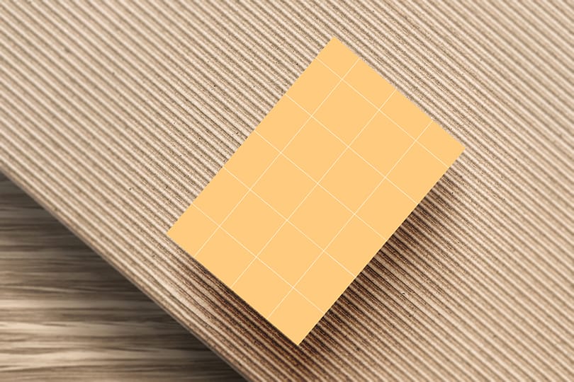 PNG Business Card Mockup Realistic Background