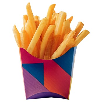 Sticker Colorfull Box French Fries