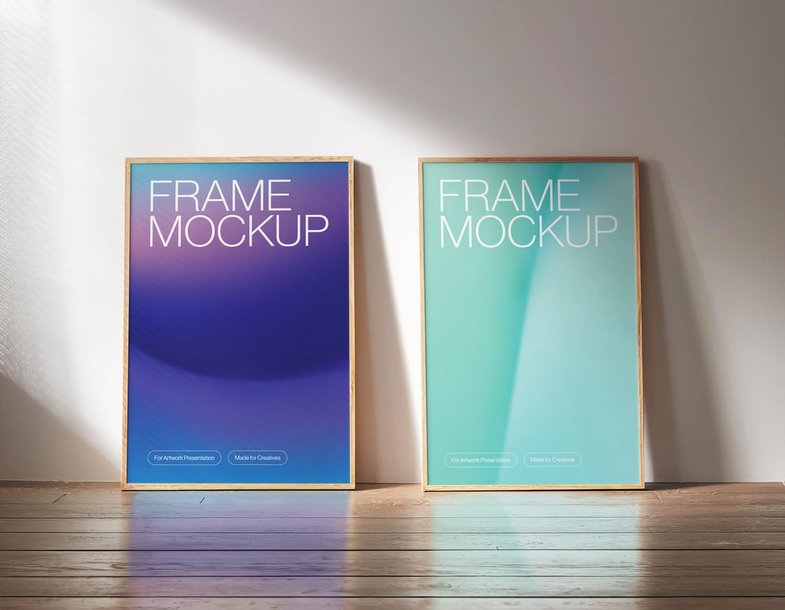 Photoshop Realistic Frame Art Mockup