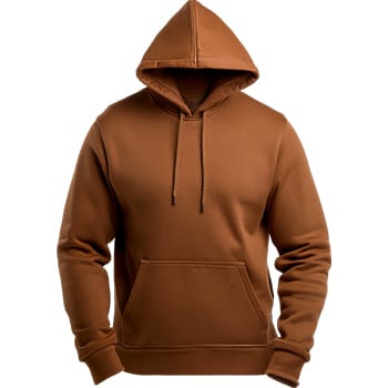 Sticker Hoodie Brown