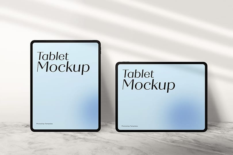 Photoshop Tablet Device Mockup