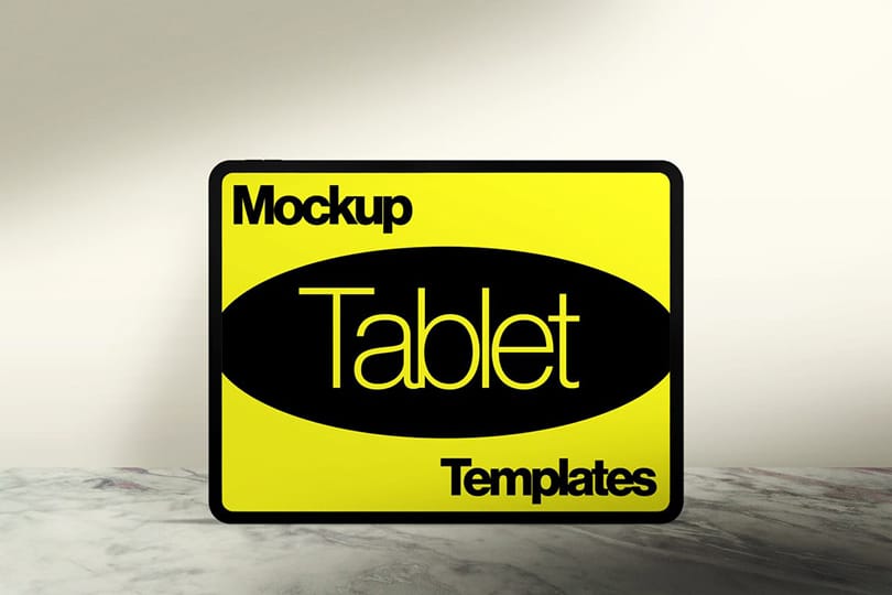 Photoshop Tablet Mockup Template