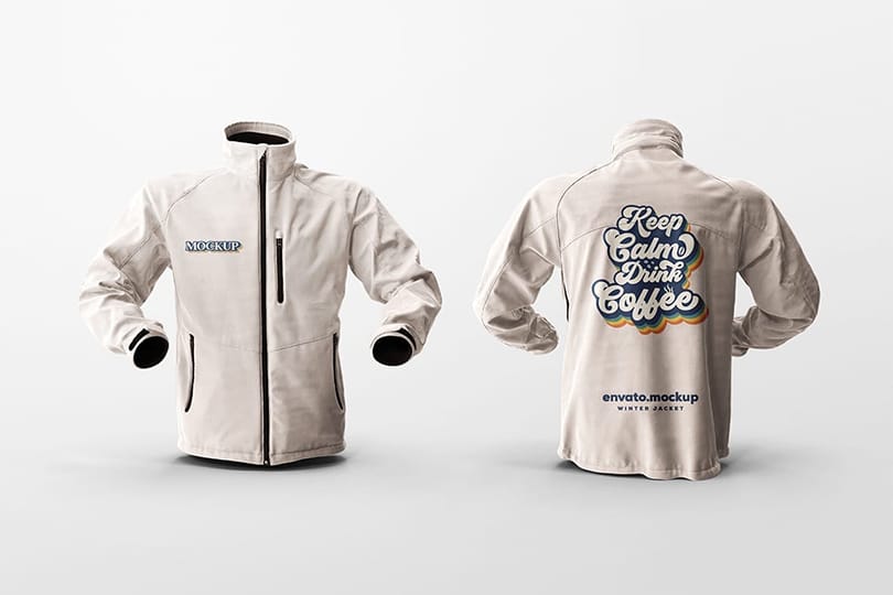 Photoshop Two Winter Jacket Mockup