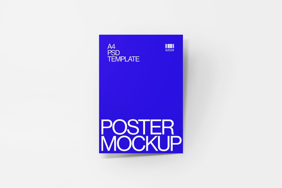 Photoshop Brand A4 Poster Mockup