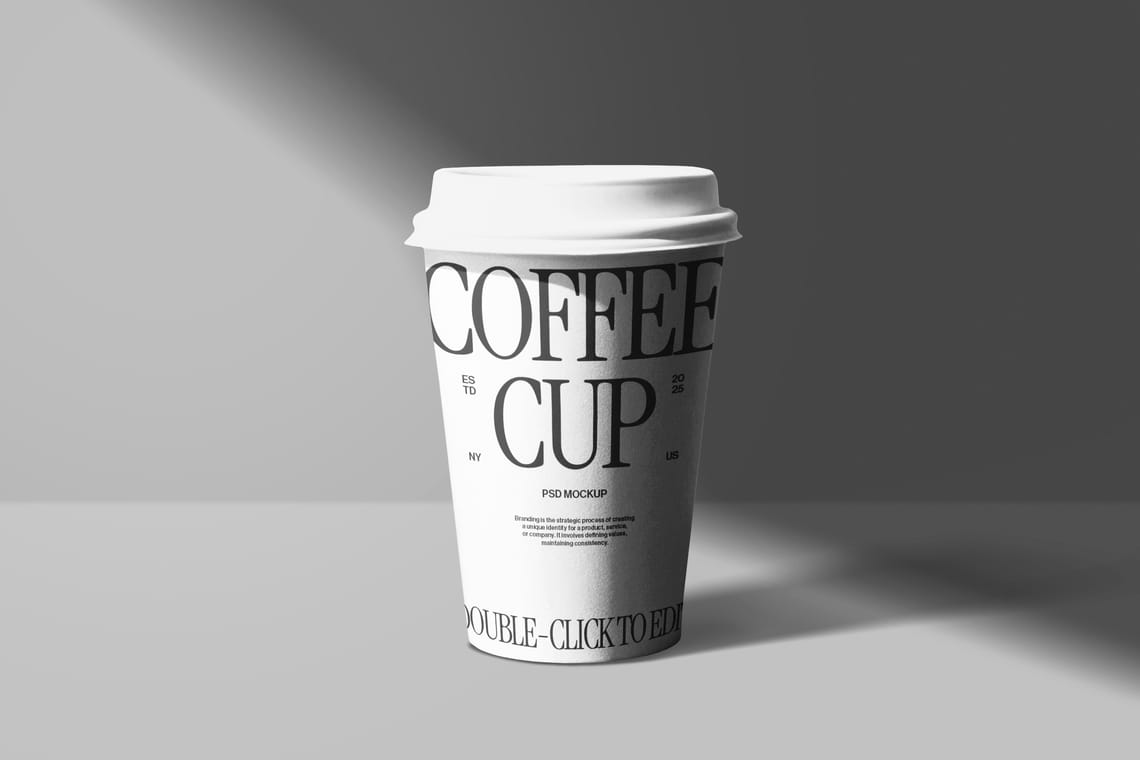 Photoshop Branding Coffee Cup Mockup