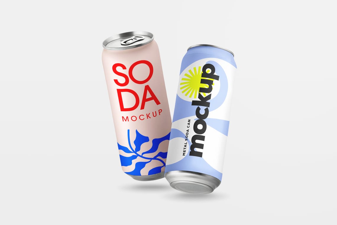 Photoshop Branding Soda Can Mockup