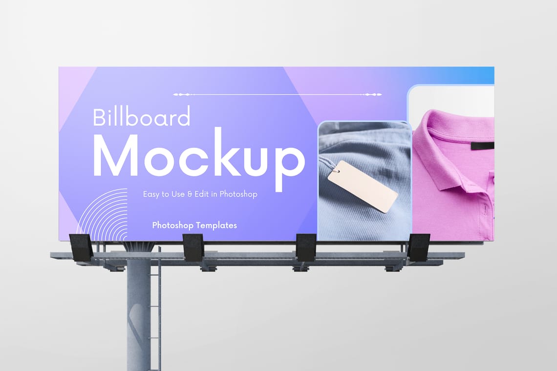 Photoshop City Billboard Mockup