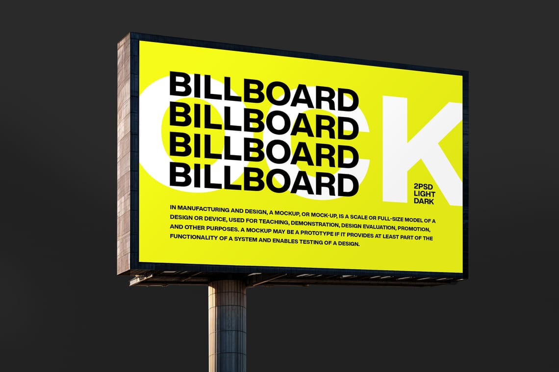 Photoshop Billboard Mockup for Branding