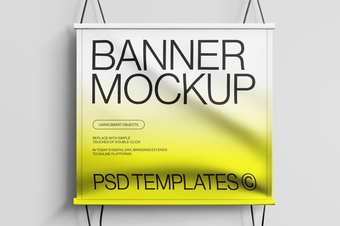 Photoshop Banner Mockup