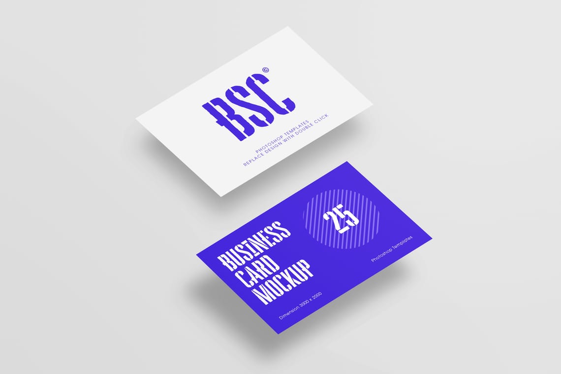 Photoshop Brand Business Card Mockup