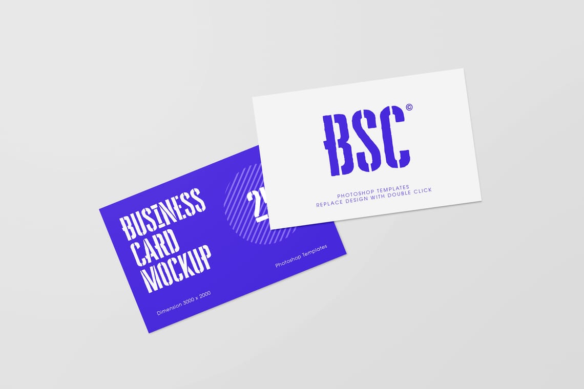 Photoshop Brand Business Card Mockup