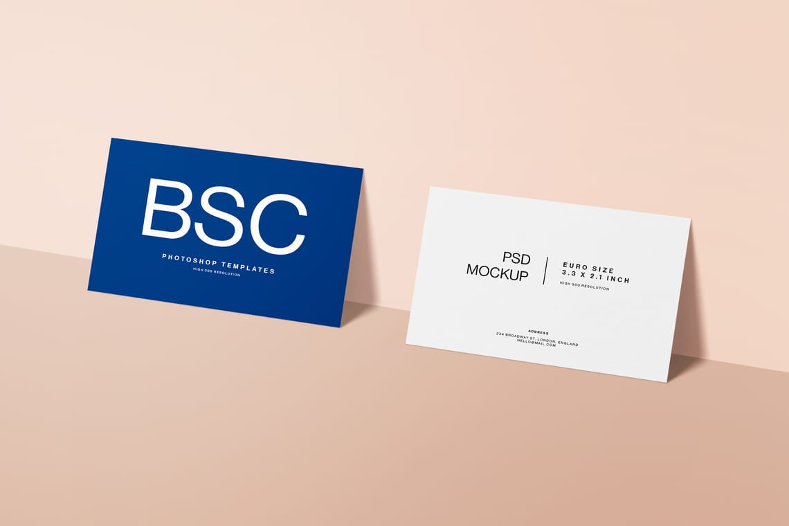 Photoshop Branding Business Card Mockup