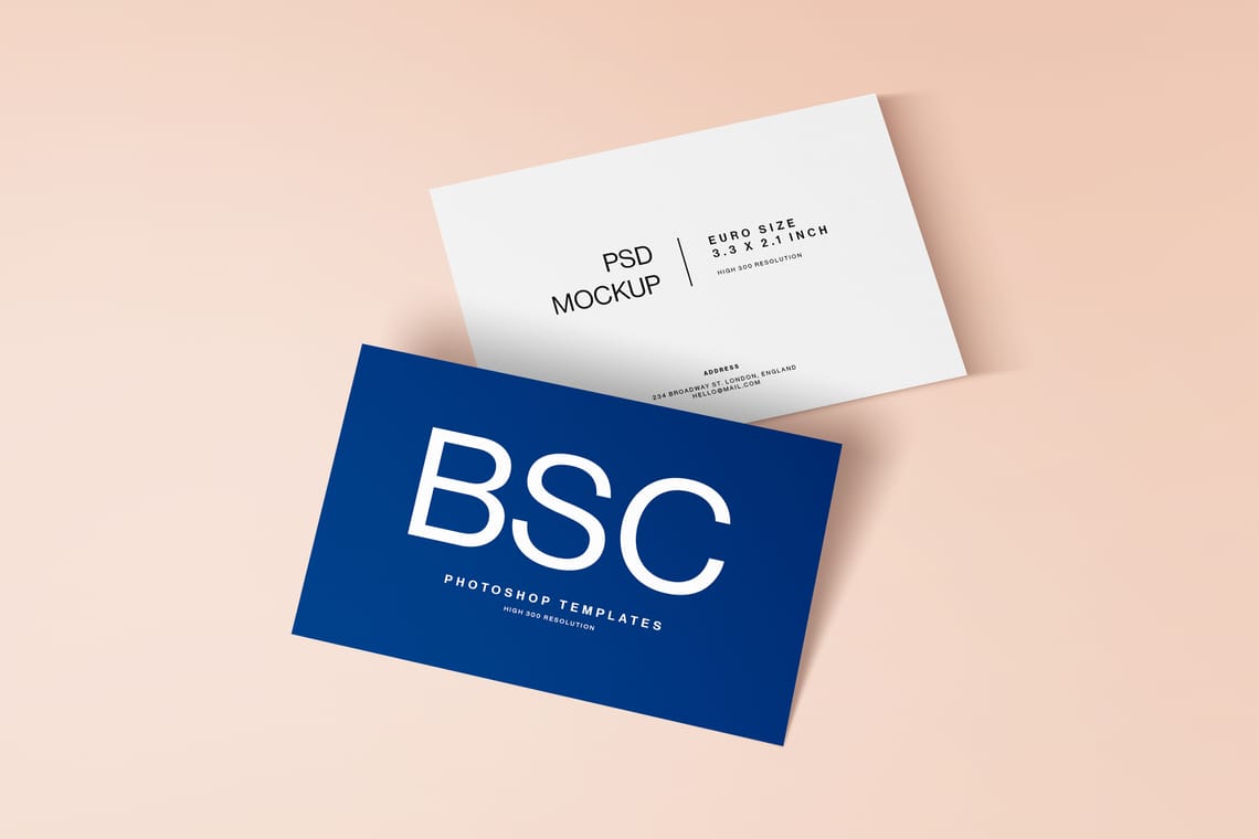 Photoshop Branding Business Card Mockup