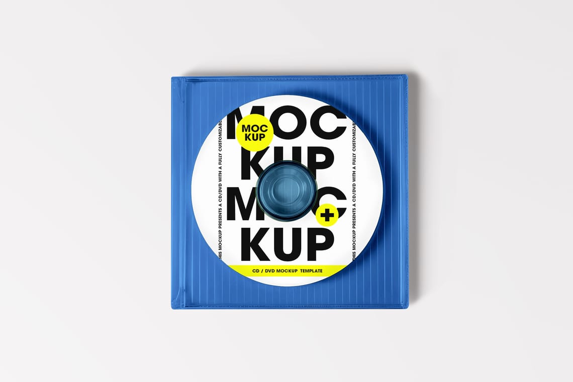 Photoshop CD & DVD Disk Mockup