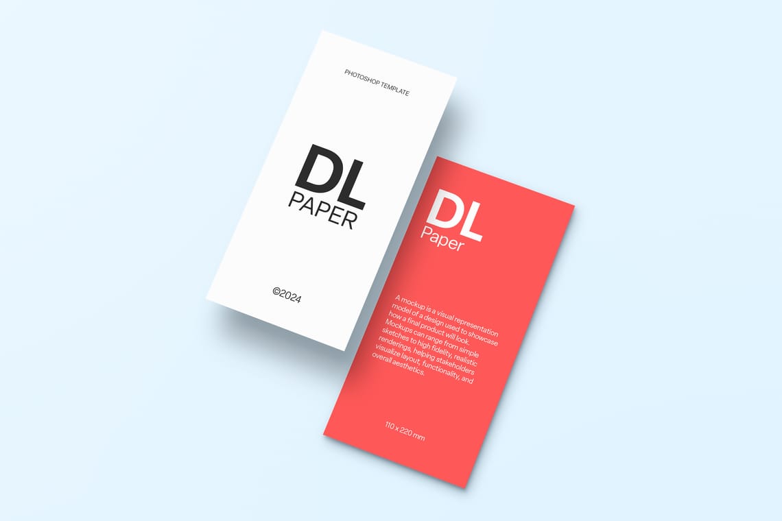 Photoshop DL Paper Mockup