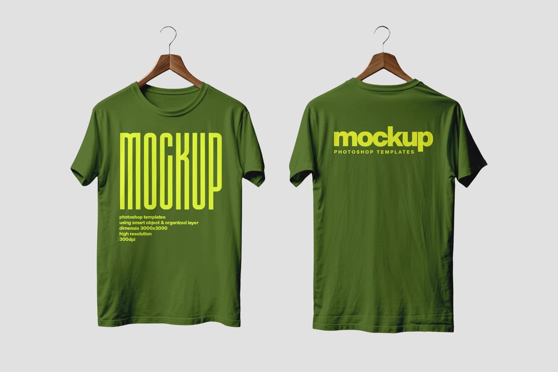 Hanging T-Shirt Mockup