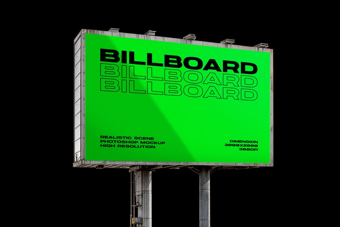 Photoshop Branding Billboard Mockup