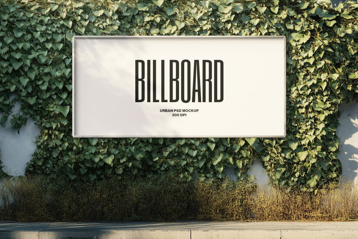 Photoshop Urban Billboard Mockup