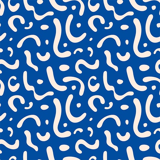 Flowing Squiggle Seamless Pattern