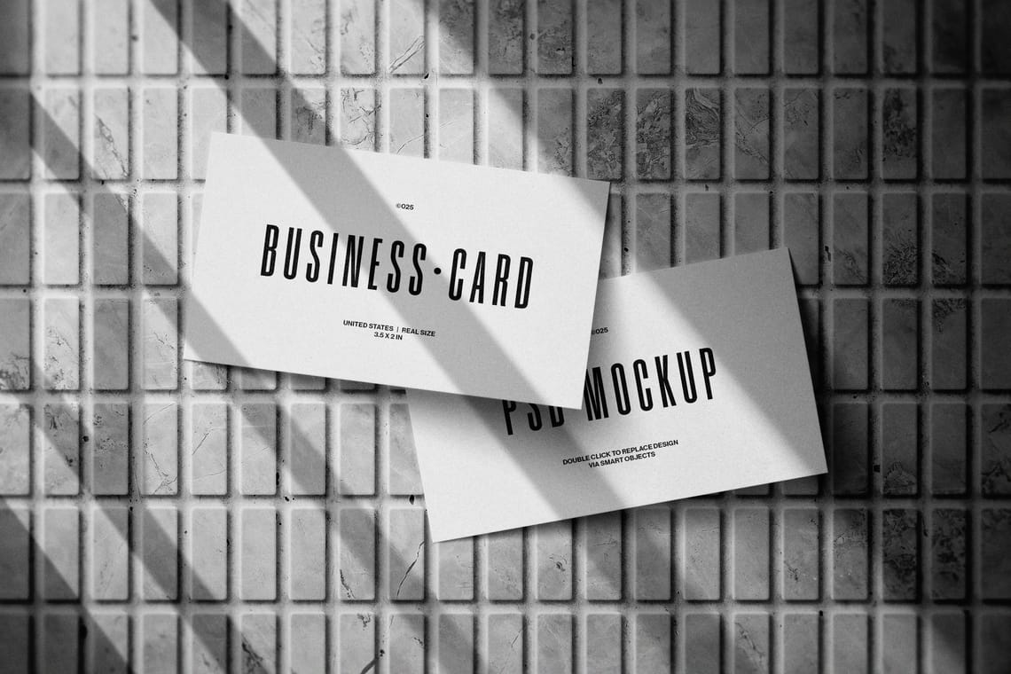 Photoshop Business Card Mockup