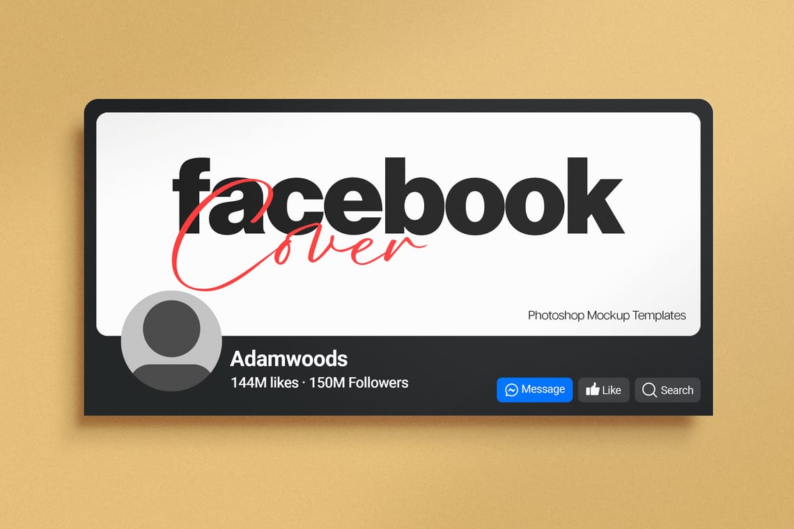 Photoshop Facebook Cover Mockup