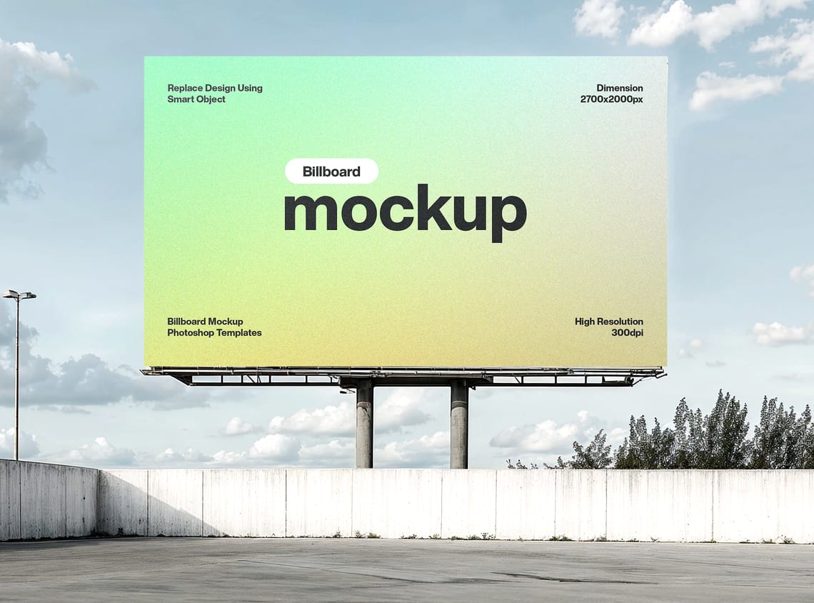 Photoshop Large Billboard Mockup