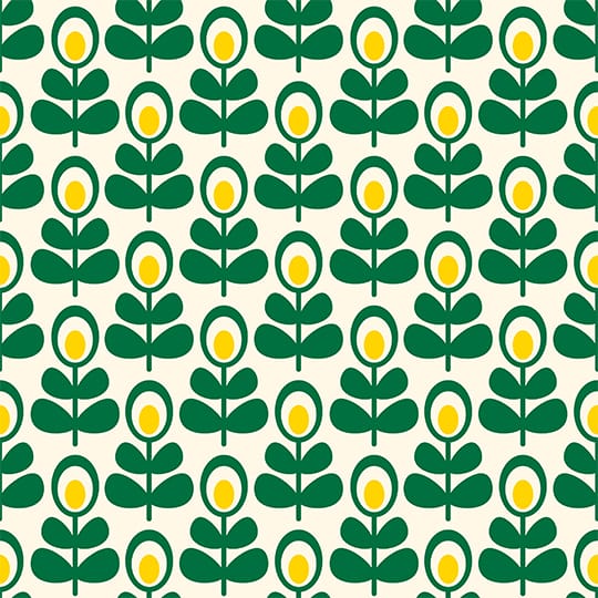 Modern Botanical Seamless Pattern