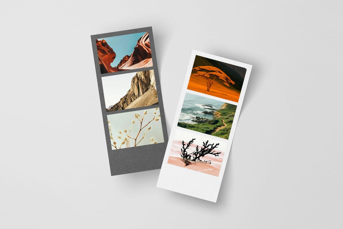 Photoshop Photo Strip Mockup