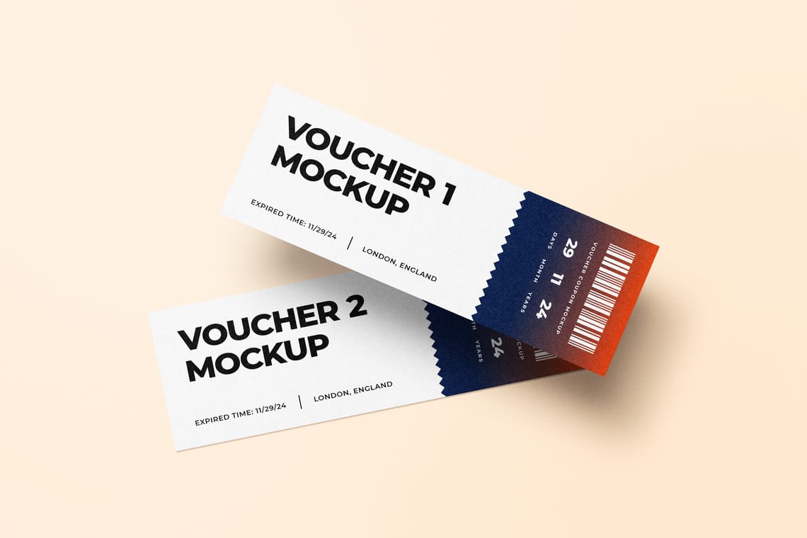 Photoshop Voucher Mockup