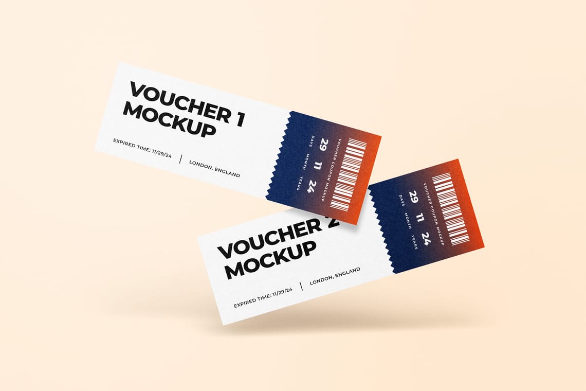 Photoshop Voucher Mockup