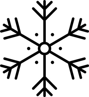 Sticker Snowflake 16