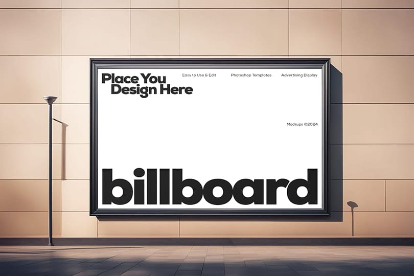 Huge Urban Billboard Mockup