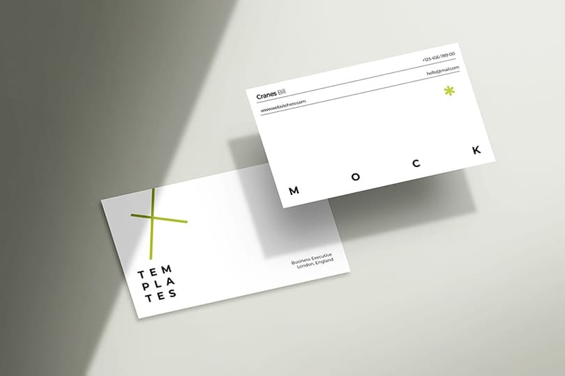 Minimal Businessman Card Mockup