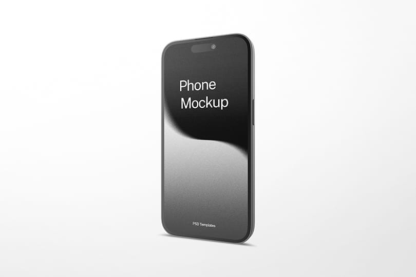 Photoshop Phone Mockup Right Angle