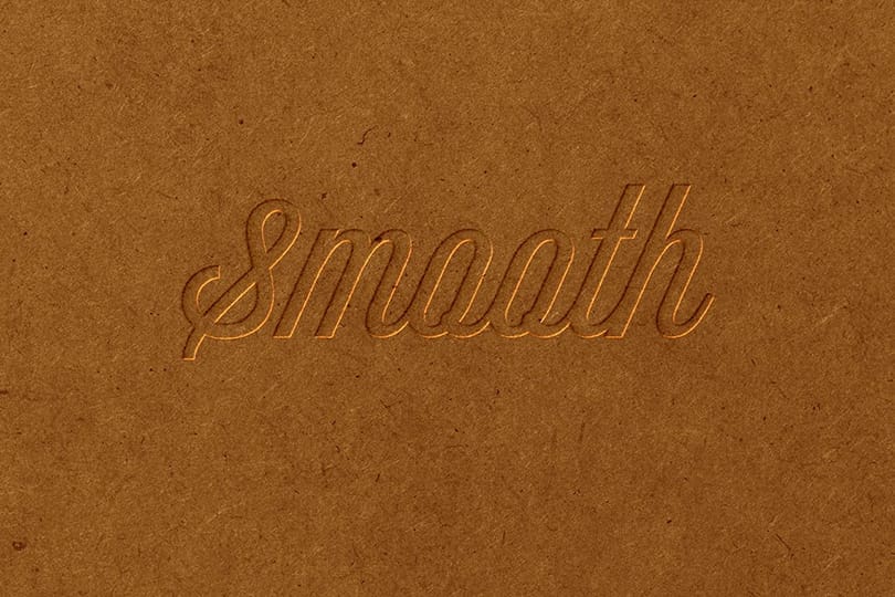 Photoshop Smooth Carboard Paper Logo Mockup