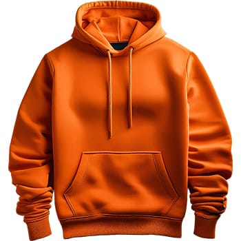 Sticker Hoodie Orange