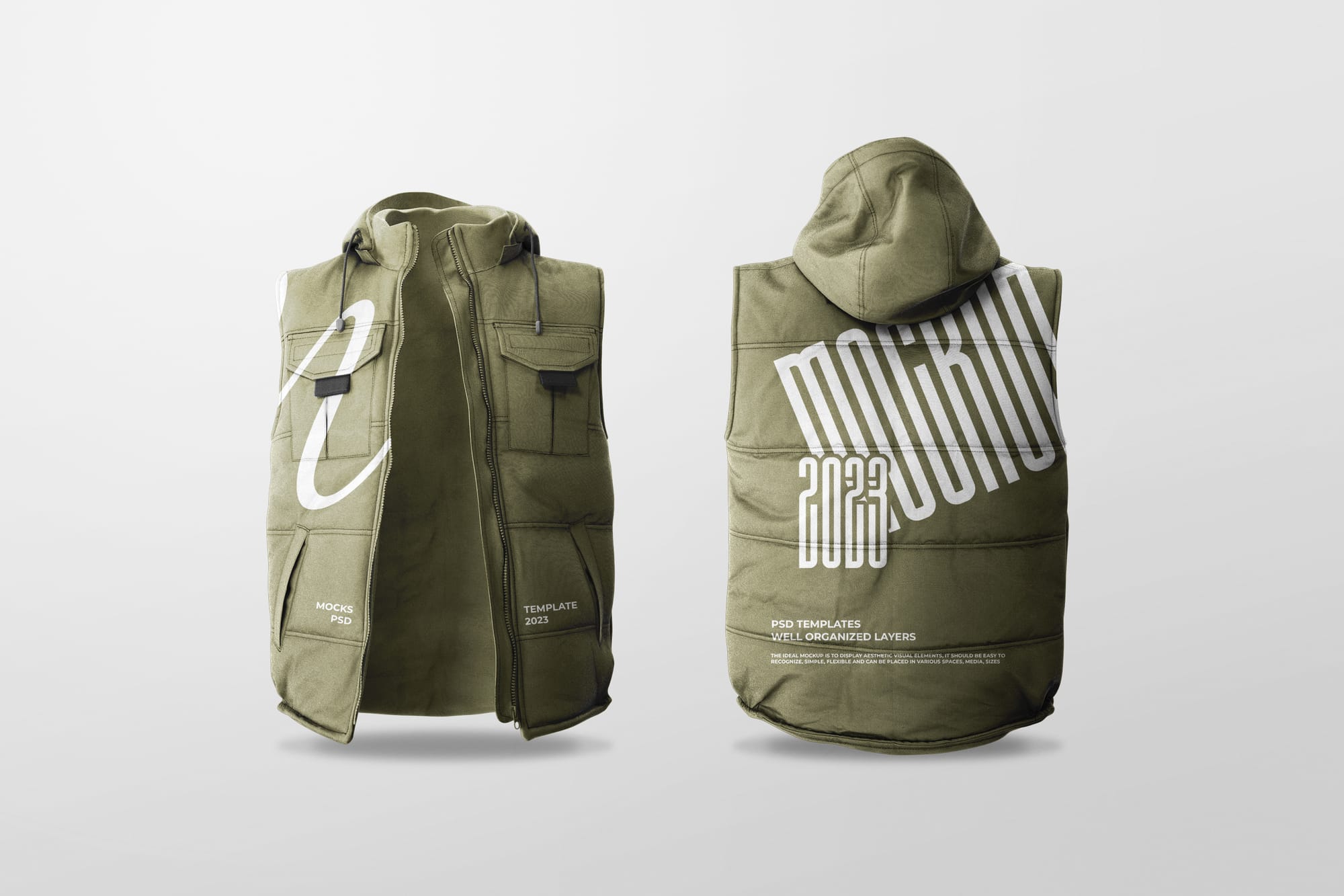 Cargo Vest Mockup