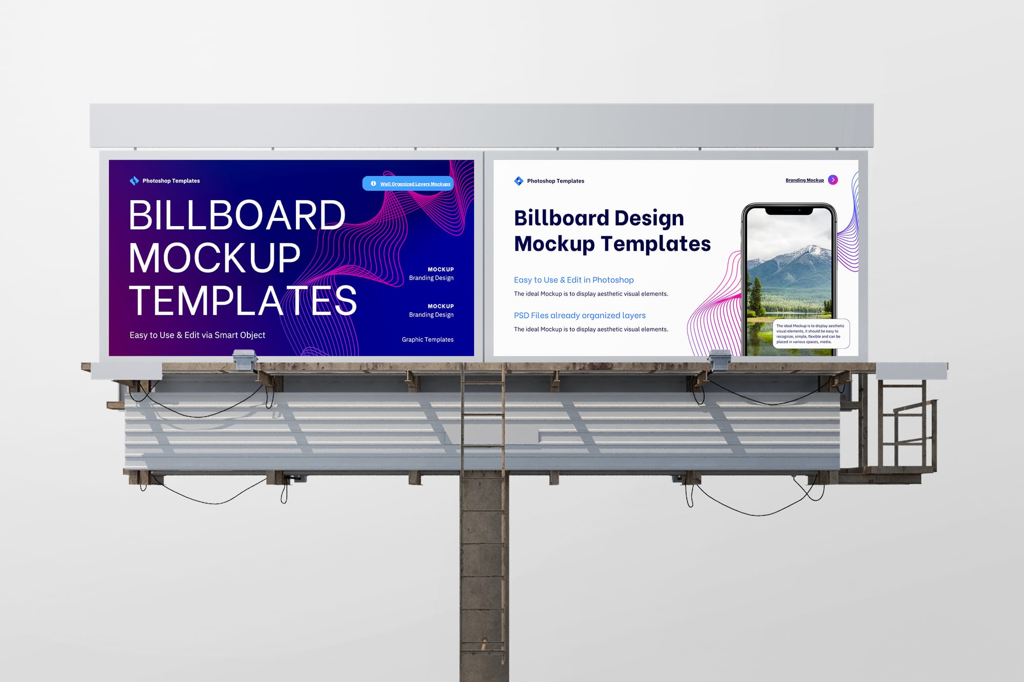 Double Billboard Mockup