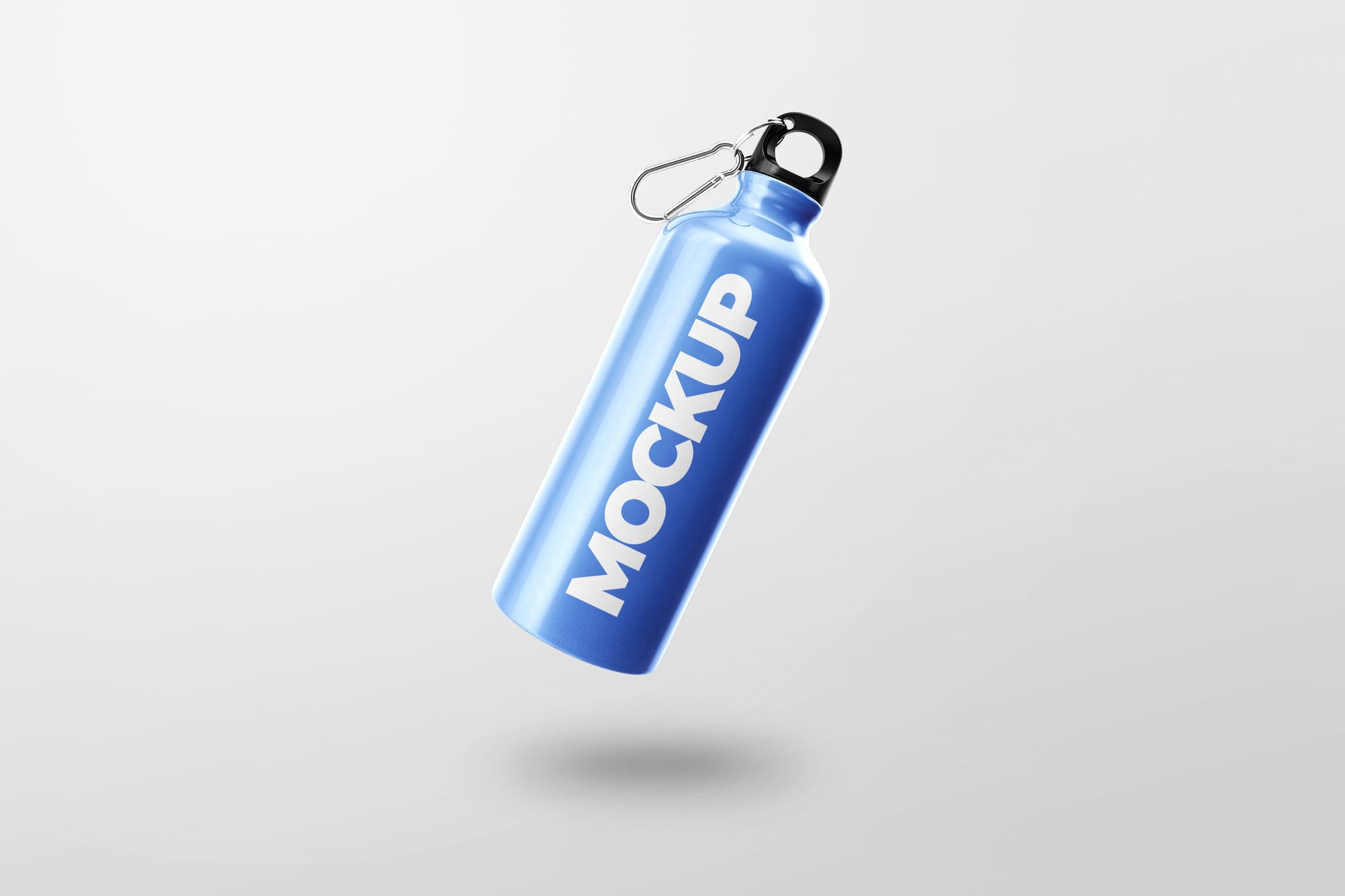 Floating Bottle Mockup