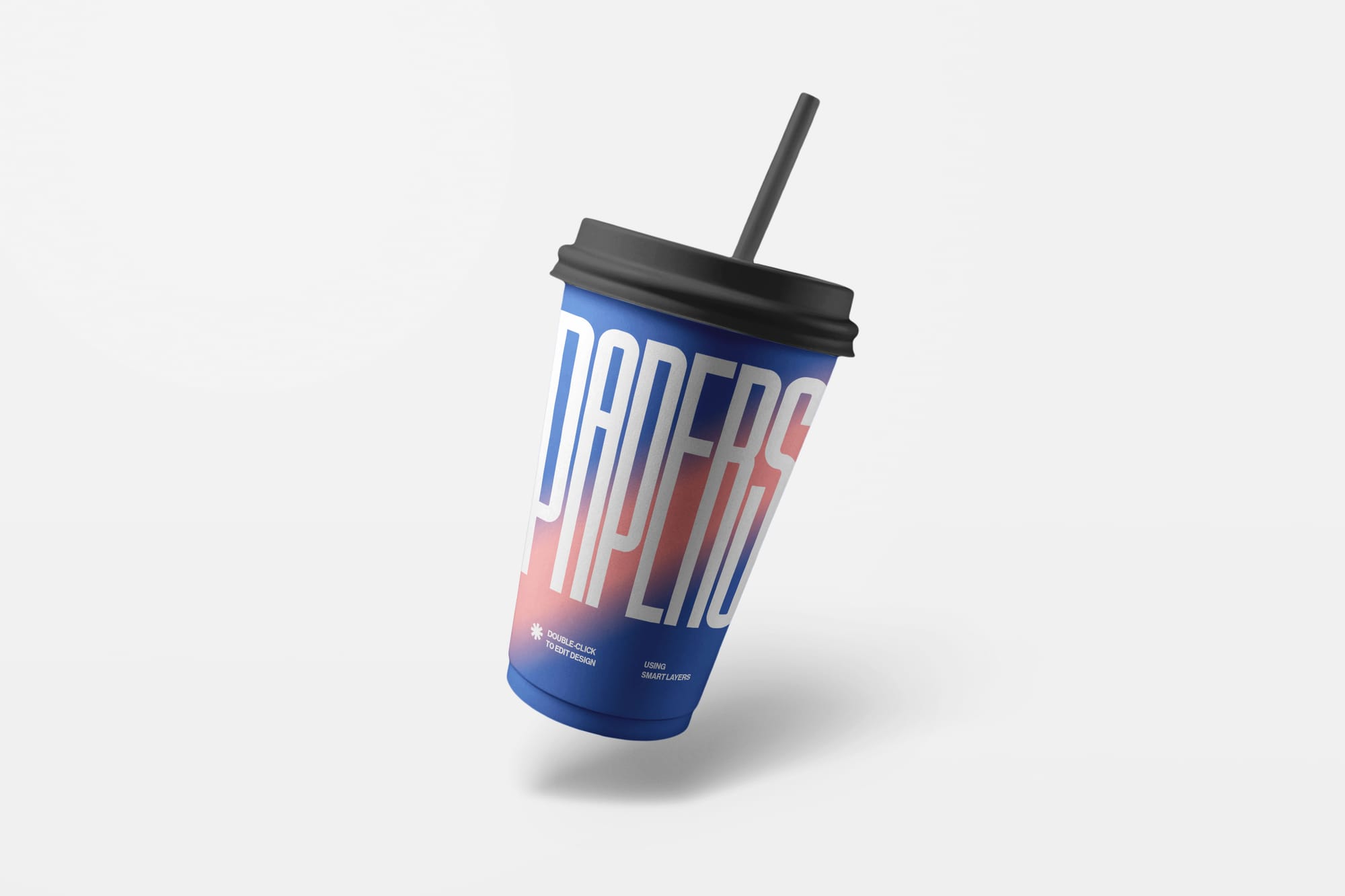 Levitate Paper Cup Mockup