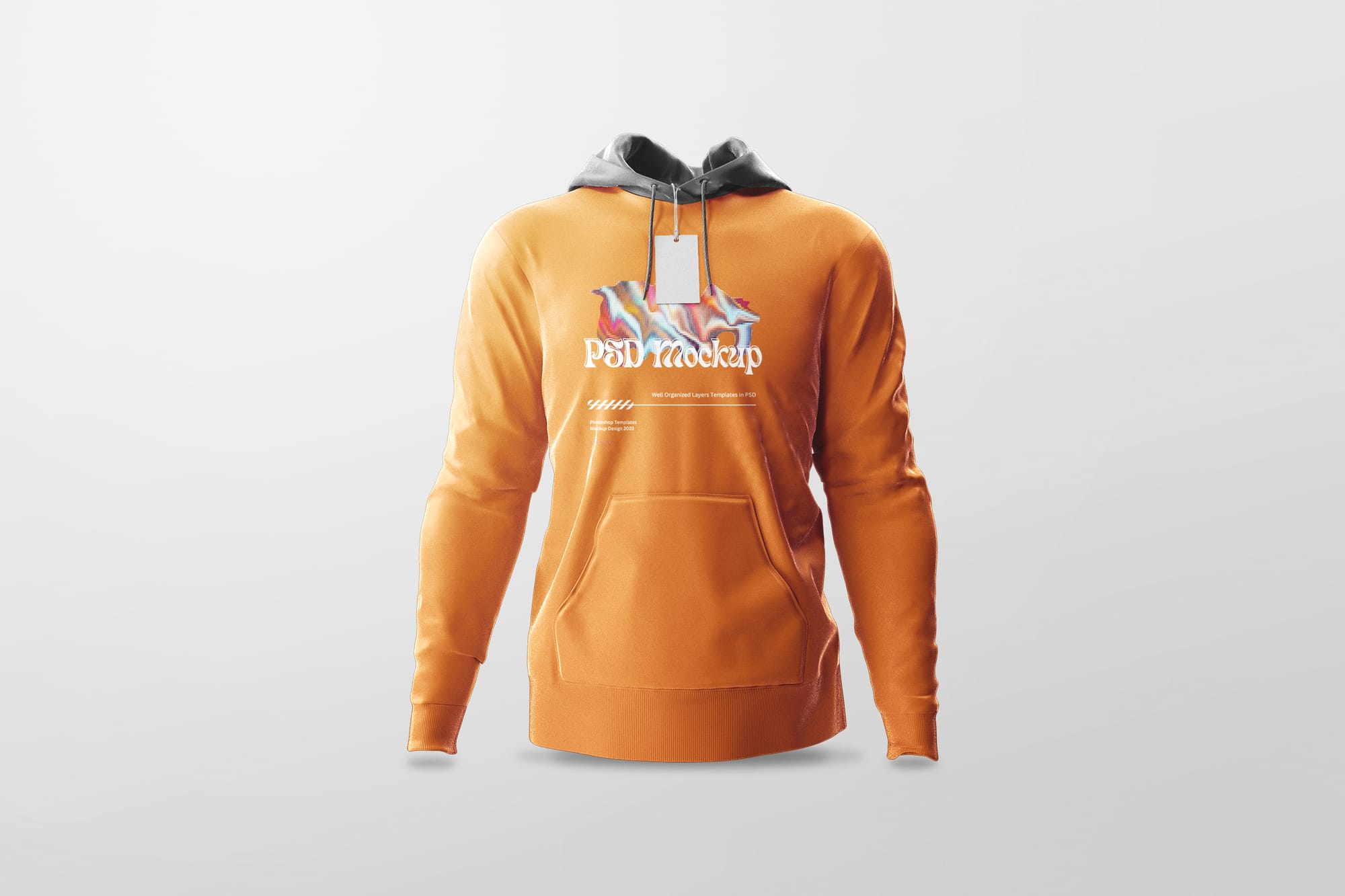 Photoshop Male Standard Hoodie Mockup