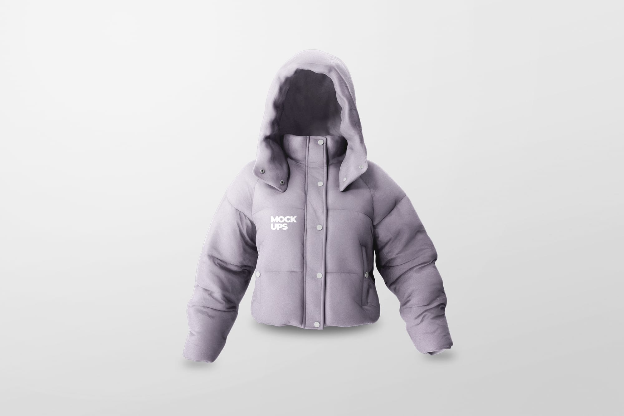 Men Puffer Jacket Mockup